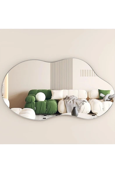 CG HOME Mary Ayna, Asimetrik Ayna, Duvar Aynası, Konsol Aynası, Lavabo Aynası, Pinterest Ayna, Holl Aynası - Resim 3