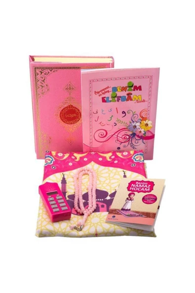 Çocuklar Için Namaz'a Ve Kur'an'a Başlama Seti (kızlar Için) - Resim 3