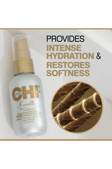 CHI Keratin Durulanmayan Sprey Saç Kremi 59ML - Resim 3
