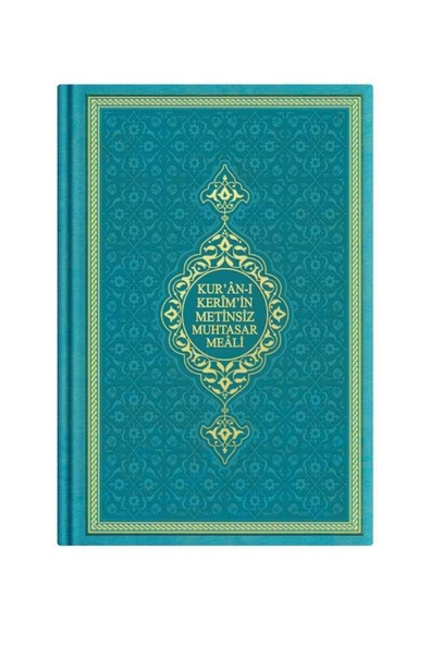 Hafız Boy Metinsiz Muhtasar Meal (turkuaz) Ve Tesbih Seti Gelin Kuran ürün görseli