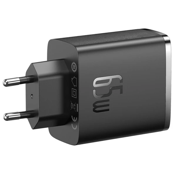 Baseus Cube Pro 65W Şarj Cihazı Siyah - Resim 4