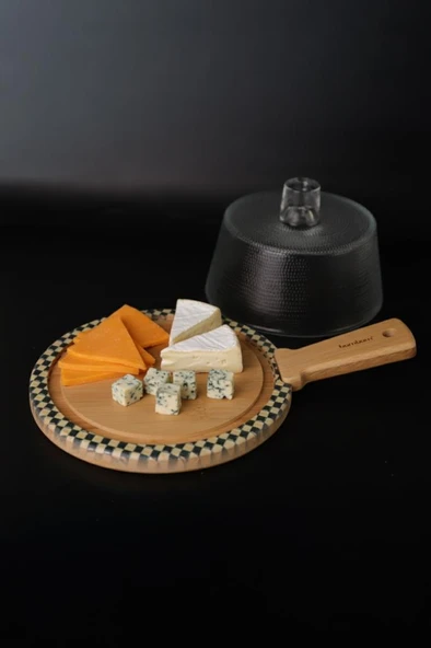 Bambum Ritual - 2 Parça Kulplu Peynir Servis Seti - 4