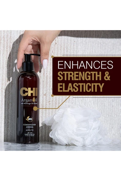 CHI Argan Oil Nemlendirici ve Güçlendirici Saç Kremi 340ML - 5
