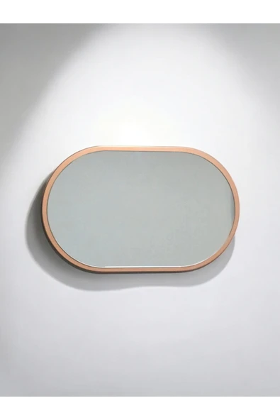 CG HOME Masa Aynası, Çerçeveli Ayna, Duvar Aynası, Minyatür 40x25 CM - Resim 3