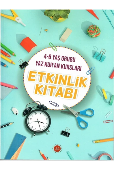 4-6 Yaş Grubu Yaz Kuran Kursu Etkinlik Kitabı - Kuranı Kerim Kursu 4 6 Yaş Etkinlikler Diyanet ürün görseli