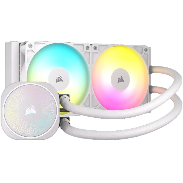 CORSAIR NAUTILUS 240 RS ARGB 240mm Beyaz İşlemci Sıvı Soğutucu CW-9060094-WW ürün görseli