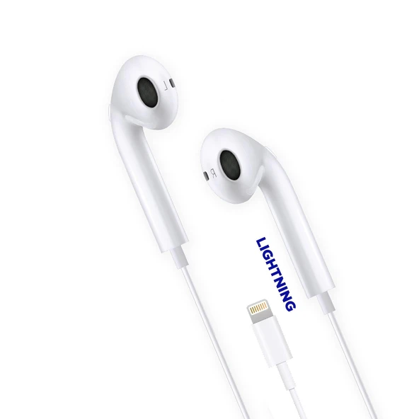 Polosmart PBS226 Lightning Kablolu Kulak İçi Kulaklık Beyaz