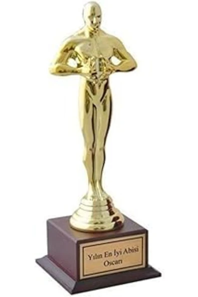 Dekoratif Hediye Yılın En Iyi Abisi Oscar Ödülü Oscar Heykeli Abiye Hediye Oskar Başarı Ödülü ürün görseli 1