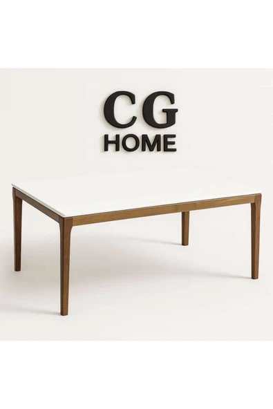 CG HOME Mono Orta Sehpa %100 Ahşap Lake Boya - Resim 5