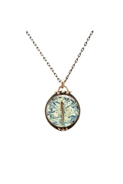 Ebrulu Elif El İşi Otantik Reçine Kolye Cevşen (1767-8) ürün görseli