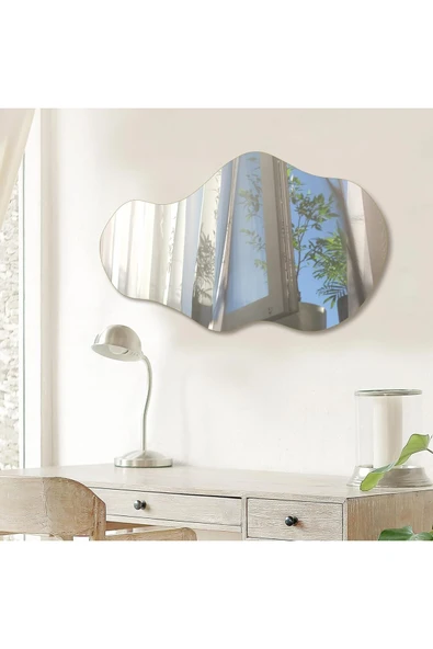 CG HOME Dalga Ayna, Asimetrik Ayna, Duvar Aynası, Konsol Aynası, Lavabo Aynası, Pinterest Ayna, Holl Aynası - Resim 2