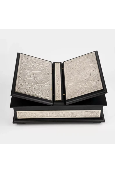 Gümüş Sandıklı Kanatlı Kur'an (ÇANTA BOY) - Resim 6