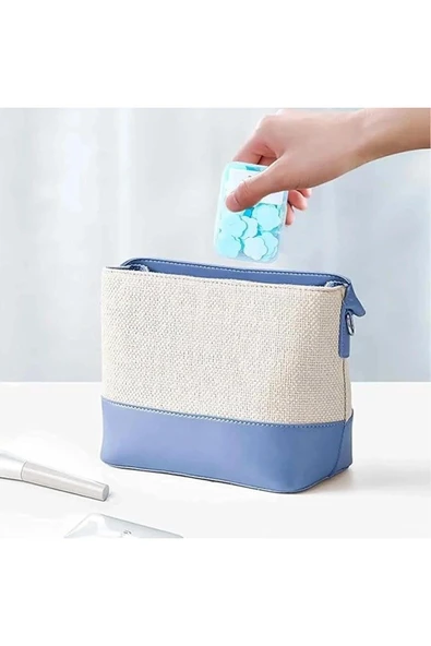 Pratik Hijyenik Çözüm 2 Adet Renkli Kağıt Sabun Kutusu 200 Yaprak Kokulu Tek Kullanımlık El Sabunu - Resim 3