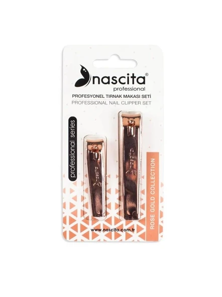 Nascita İkili Bronz Tırnak Makası Seti