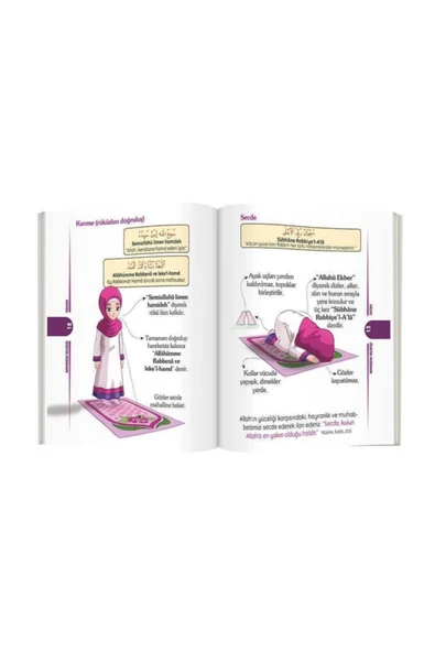Çocuklar Için Namaz'a Ve Kur'an'a Başlama Seti (kızlar Için) - Resim 7
