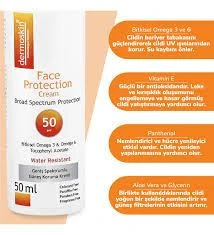Dermoskin Face Protection Vitamin-E Güneş Koruyucu Krem SPF50 50 ml - Resim 2