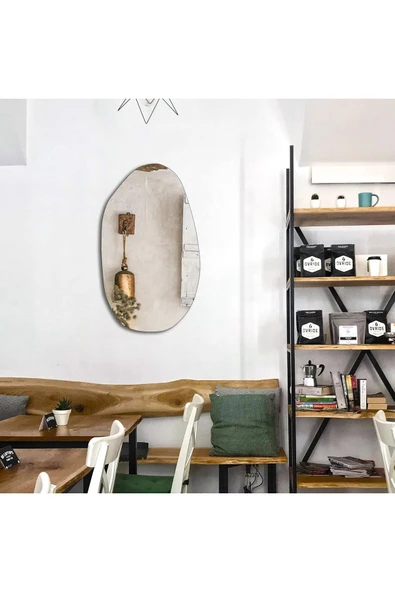 CG HOME Zeno Asimetrik Ayna, Konsol Aynası, Duvar Aynası, Ayna, Salon Aynası - Resim 4