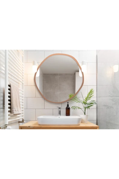 CG HOME ARYA 100 cm ayna asimetrik ayna, dekoratif ayna, duvar aynası banyo aynası holl aynası ürün görseli