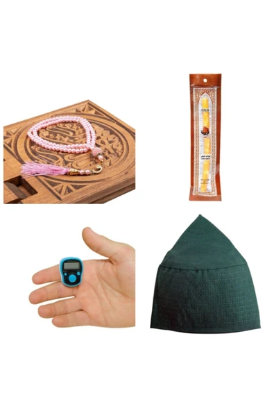 Kuran Okuyan Kalem Seti Kalem Kuran + Rahle + Seccade + Takke + Tesbih Ve Dahası - Resim 6