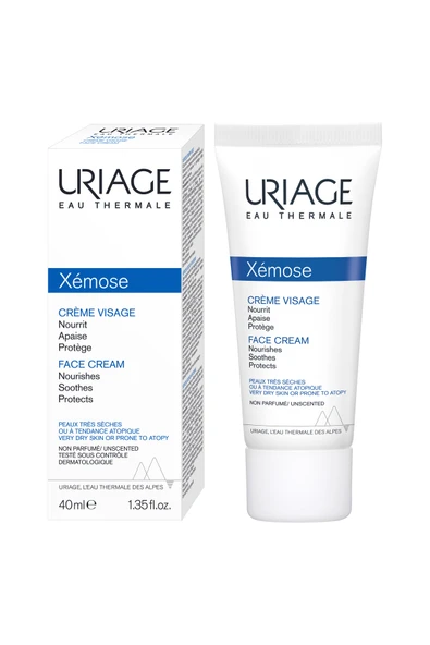 Uriage Xemose Creme Visage Atopik Ve Çok Kuru Ciltler Için Yatıştırıcı Yüz Kremi 40 ml - Resim 8