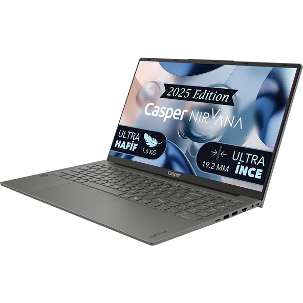 Casper Nirvana X600 i7-13620H 16GB 1TB SSD 15.6" W11P Laptop X600.1362-BF00R-G-F - Resim 2