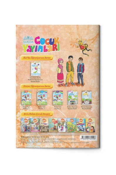 Yunuslarla Kuran Harfleri Öğreniyorum Boyama Kitabı - Resim 2