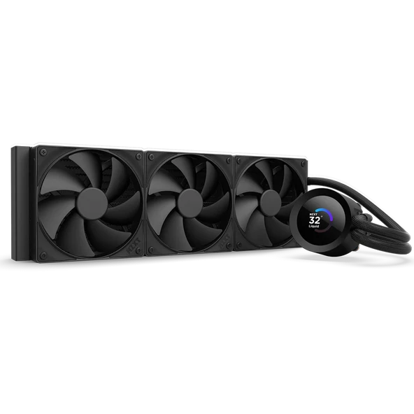 NZXT Kraken Plus 360 AIO LCD 360mm Siyah Sıvı İşlemci Soğutucusu RL-KN360-B2 ürün görseli
