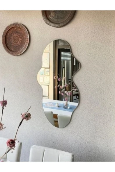 CG HOME Asimetrik ayna, Haylet Boy Aynası, Asimetrik Boyayna 160x60 - Resim 3