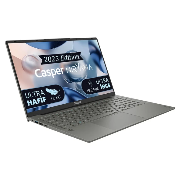 Casper Nirvana X600.1362-BV00A-G-F-KM35S Intel Core I7-13620H 16GB Ram 500GB Nvme SSD 15,6 " Windows 11 Home Taşınabilir Bilgisayar + Kablolu Mouse - Resim 5