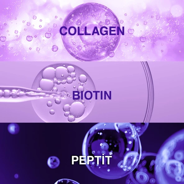 Bioxcin Collagen & Biotin Ekstra Hacim Sıvı Saç Kremi 100 ml - Kolajen Biotin Ince Seyrek Saçlar - Resim 4