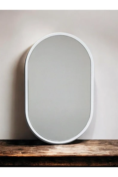 CG HOME Masa Aynası, Çerçeveli Ayna, Duvar Aynası, Minyatür 40x25 CM - Resim 3