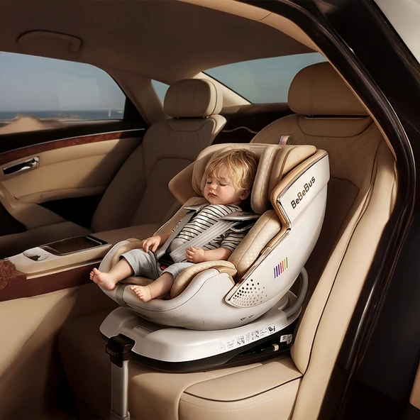 BeBeBus Shield+ Bebek Oto Koltuğu Gold (Türkiye Garantili) - Resim 2