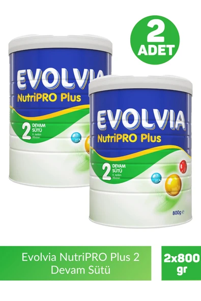 Evolvia Nutripro Plus 2 Devam Sütü 800 gr 2 Adet ürün görseli