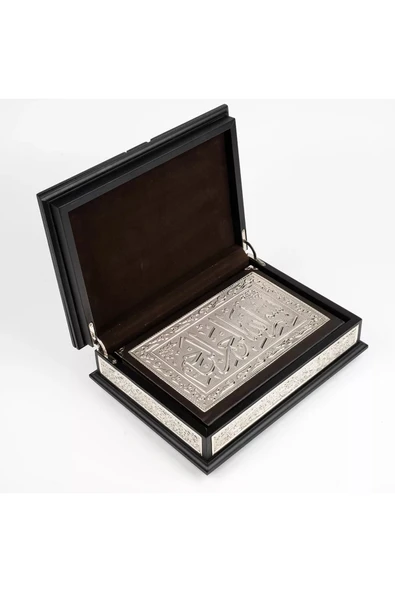 Gümüş Sandıklı Kanatlı Kur'an (ÇANTA BOY) - Resim 3