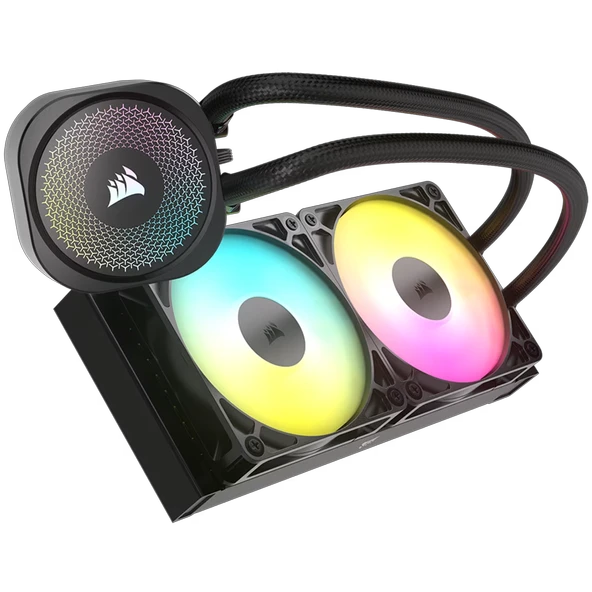 CORSAIR NAUTILUS 240 RS ARGB 240mm Siyah İşlemci Sıvı Soğutucu CW-9060092-WW - Resim 2