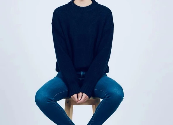 Sıcak Tutan Kışlık | Lacivert Kalın Örgü Kadın Bisiklet Yaka Triko Kazak