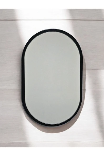 CG HOME Masa Aynası, Çerçeveli Ayna, Duvar Aynası, Minyatür 40x25 CM - Resim 4