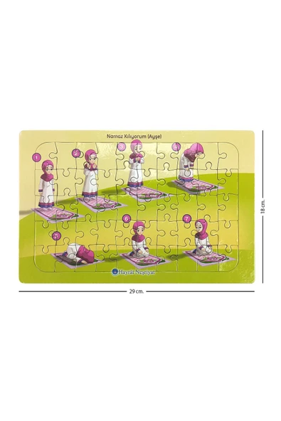 Namaz Kılıyorum (ayşe) Yapboz-1126 ürün görseli