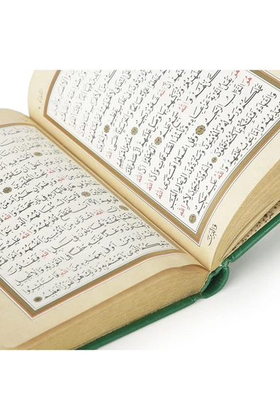 Mushaf Çanta Boy Hamit 5 Renk Suni Deri Yeşil - Resim 4