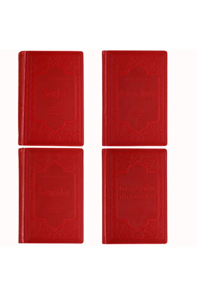 Risale-i Nur Külliyatı Orta Boy Dörtlü Set - Sözler Asayı Musa Iman Ve Küfür Lemalar / Risalei Nur ürün görseli