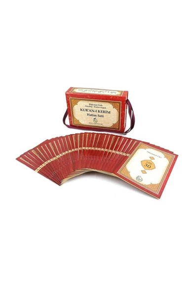 Kuran-ı Kerim 30 Cüz Hatim Seti Ortaboy Bilgisayar Hatlı (kod 1383) ürün görseli