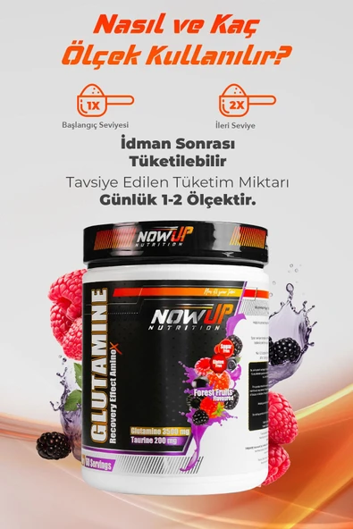 NOWUP NUTRITION Mass Gainer, Kreatin, Bcaa & Glutamin Kombinasyonu – Hacim Ve Güç Paketi – 4'lü Set - Resim 5