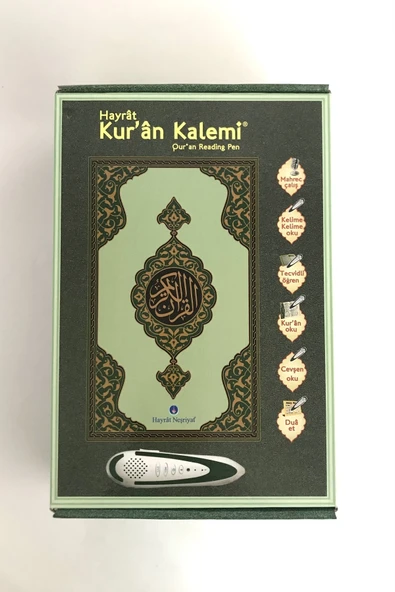 Kuran Okuyan Kalem Seti (yeşil, Orta Boy, Karton Kutulu) ürün görseli