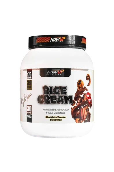 NOWUP NUTRITION Rice Cream - Chocolate Breeze: Çikolata Esintisi Aromalı Pirinç Kreması (1500gr, 30 Porsiyon) ürün görseli 1