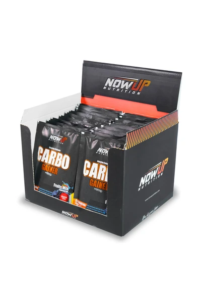 NOWUP NUTRITION Nowup Carbo Gainer 30x82 gr Saşe – Karışık Meyve Aromalı – Yüksek Karbonhidrat - Resim 3