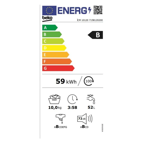 Beko cm 10120 Çamaşır Makinesi - Resim 4