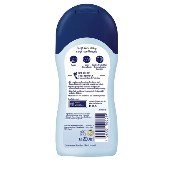 Bübchen Yenidoğan Sensitive Bebek Yağı 200 ml - Resim 2