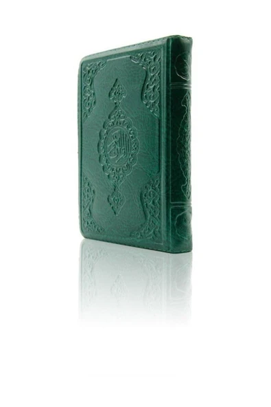 Çanta Boy Kur'an-ı Kerim (yeşil Renk, Kılıflı, Mühürlü) - Resim 3