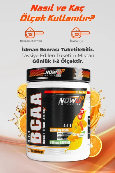 NOWUP NUTRITION Mass Gainer, Kreatin, Bcaa & Glutamin Kombinasyonu – Hacim Ve Güç Paketi – 4'lü Set - Resim 3