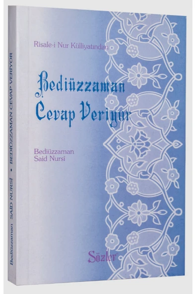 Bediüzzaman Cevap Veriyor (o.boy K.kapak) Sözler ürün görseli